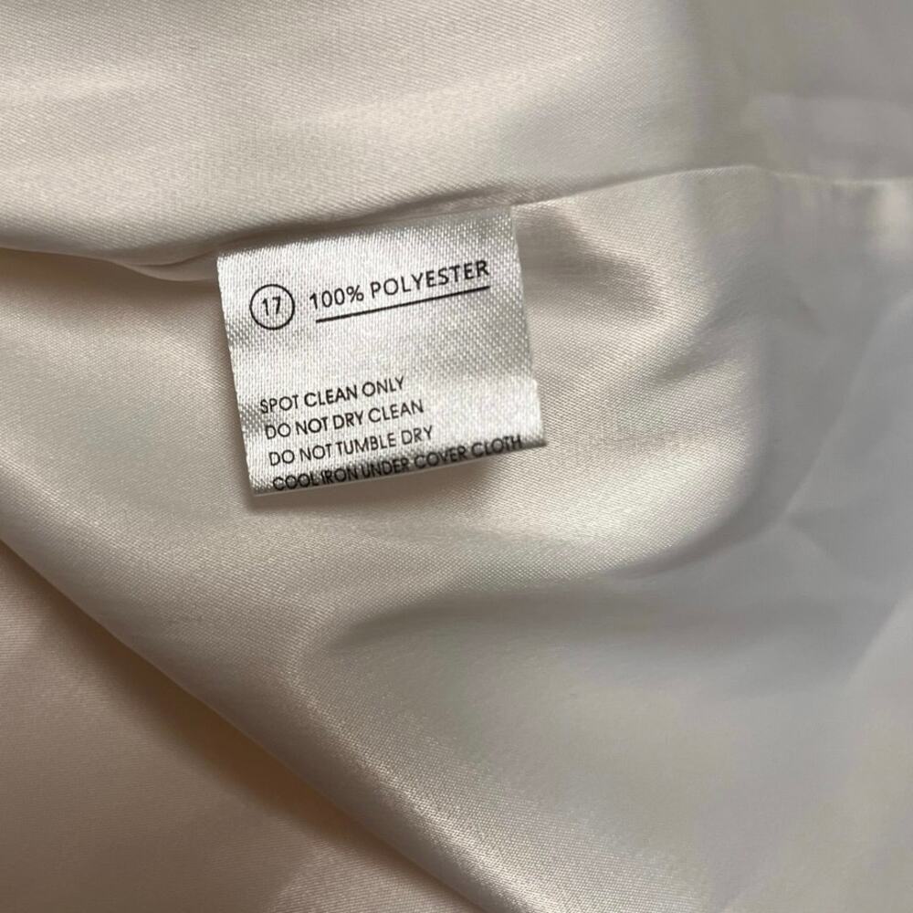Selfie Leslie Bride Always And Forever Bow Back Midi Dress White NWT M Wedding - Picture 8 of 8